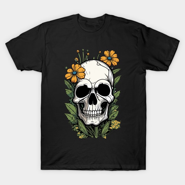 Back to the Earth: The Skull T-Shirt by Sieve's Weave's